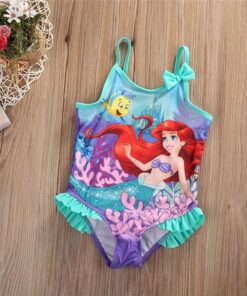 Mermaid Baby Girl Ruffle One-Piece Swimsuit Swimwear