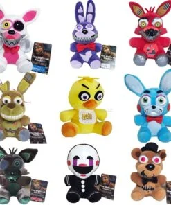 FNAF Five Night at Freddy’s Stuffed Plush Chica Fazbear Foxy, Bonnie & More