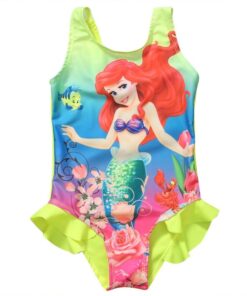 Baby Girl Mermaid One-Piece Swimsuit Swimwear