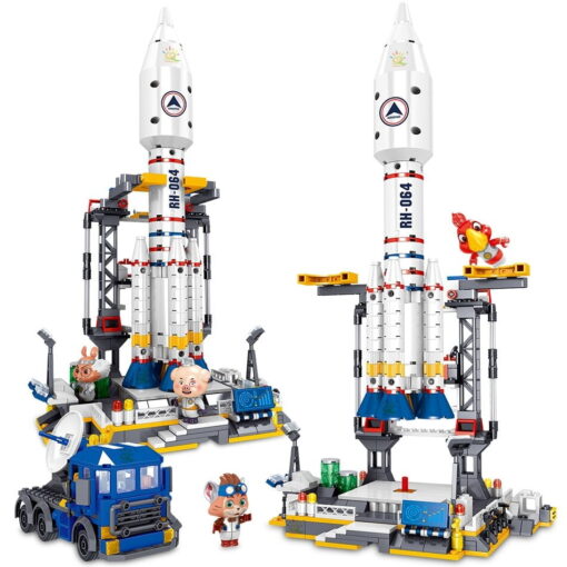 Joyfullysmile™ – Deep Space City Rocket Launcher Building Blocks 3