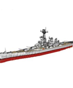 Joyfullysmile™ – Military Series USS Missouri Battleship Building Blocks Model Brick Set(2600+PCS)