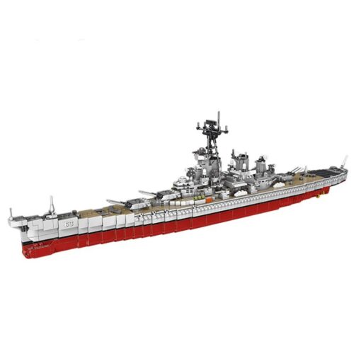 Joyfullysmile™ – Military Series USS Missouri Battleship Building Blocks Model Brick Set(2600+PCS) 3