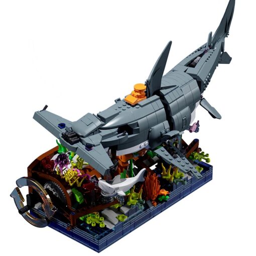 Deep Sea Creatures Hammerhead Shark building Blocks kit (1141 Pieces) 3