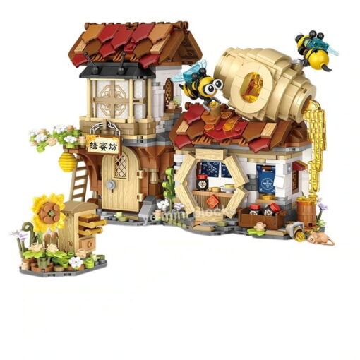 Joyfullysmile™ – Honey Workshop Mini Building Blocks, MOC Creative Building Toys Model Set 3