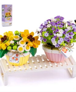 Joyfullysmile™ – Mini Building Blocks Flower Set – DIY Mini Daisies and Gypsophila Bonsai Model(535pcs)