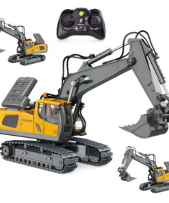 Joyfullysmile – Remote Control Excavator Toy 16 Inch, 9 Channel RC Construction