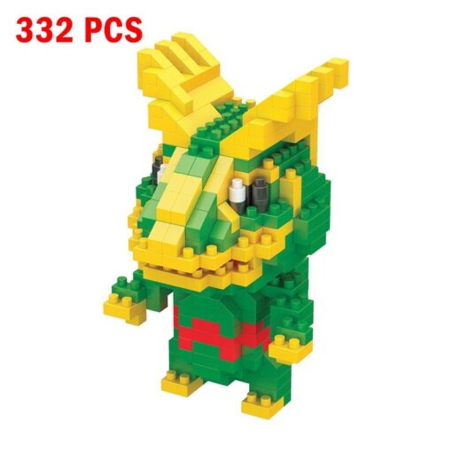 Joyfullysmile™ – Small Building Pokemon Nanoblock – Cartoon Pikachu Animal Model Education Game Series Building Toys Kit For Kids & Adults 36