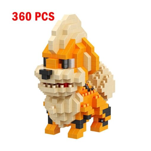 Joyfullysmile™ – Small Building Pokemon Nanoblock – Cartoon Pikachu Animal Model Education Game Series Building Toys Kit For Kids & Adults 64