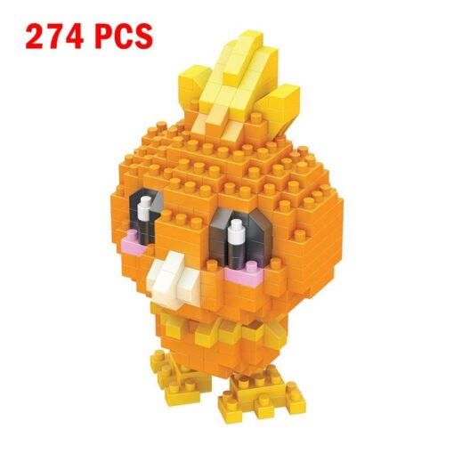 Joyfullysmile™ – Small Building Pokemon Nanoblock – Cartoon Pikachu Animal Model Education Game Series Building Toys Kit For Kids & Adults 16