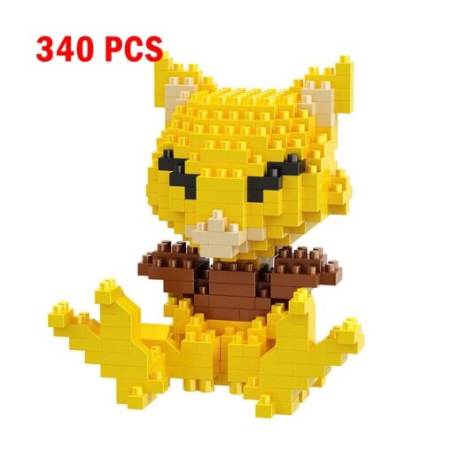 Joyfullysmile™ – Small Building Pokemon Nanoblock – Cartoon Pikachu Animal Model Education Game Series Building Toys Kit For Kids & Adults 66