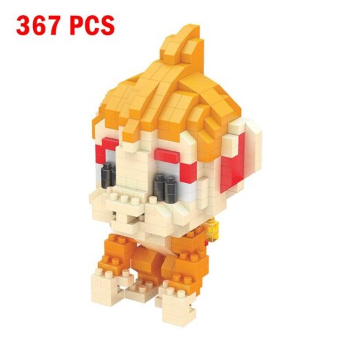 Joyfullysmile™ – Small Building Pokemon Nanoblock – Cartoon Pikachu Animal Model Education Game Series Building Toys Kit For Kids & Adults 51