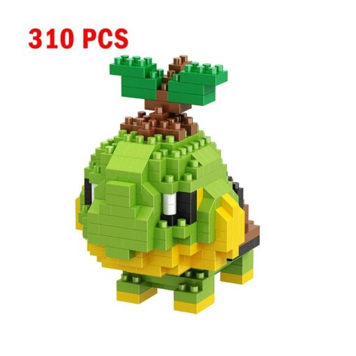 Joyfullysmile™ – Small Building Pokemon Nanoblock – Cartoon Pikachu Animal Model Education Game Series Building Toys Kit For Kids & Adults 73