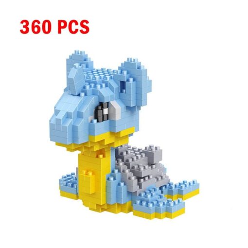 Joyfullysmile™ – Small Building Pokemon Nanoblock – Cartoon Pikachu Animal Model Education Game Series Building Toys Kit For Kids & Adults 14