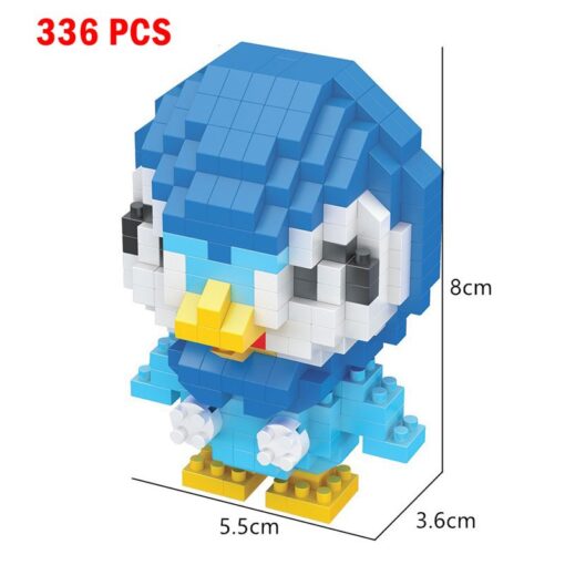 Joyfullysmile™ – Small Building Pokemon Nanoblock – Cartoon Pikachu Animal Model Education Game Series Building Toys Kit For Kids & Adults 60