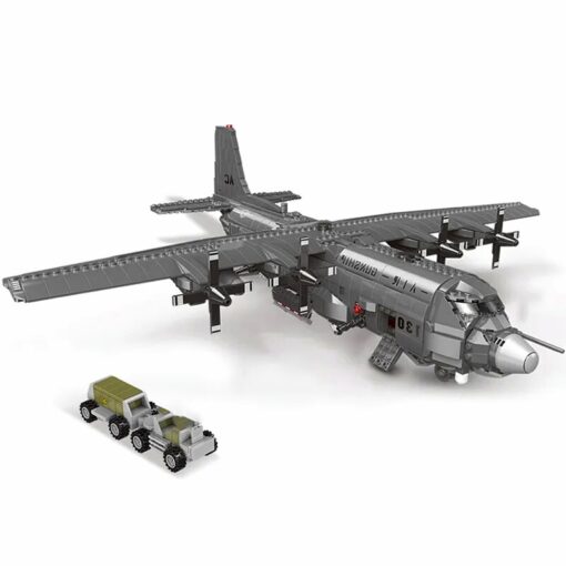 Joyfullysmile™ – Military Army Series AC130 Aerial Gunboat Building Blocks Set (1700+PCS) 4