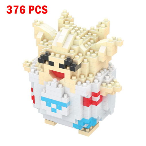 Joyfullysmile™ – Small Building Pokemon Nanoblock – Cartoon Pikachu Animal Model Education Game Series Building Toys Kit For Kids & Adults 13