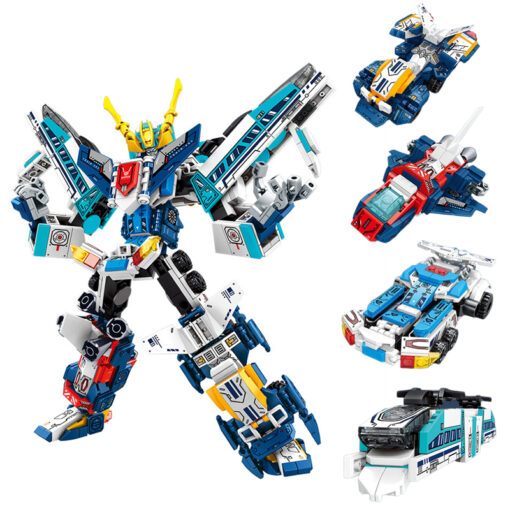 SEMBO – 4IN1 Mecha Of Steel Series Transforming Mecha Warrior Building Blocks Kit 3