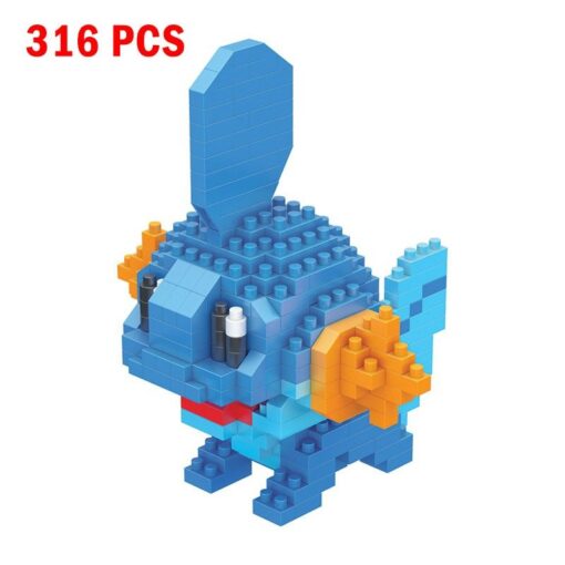 Joyfullysmile™ – Small Building Pokemon Nanoblock – Cartoon Pikachu Animal Model Education Game Series Building Toys Kit For Kids & Adults 49