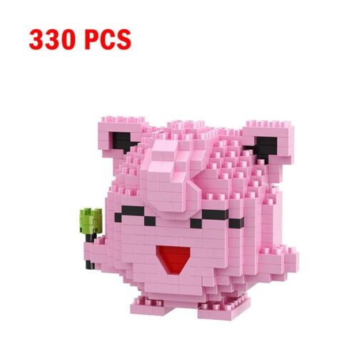 Joyfullysmile™ – Small Building Pokemon Nanoblock – Cartoon Pikachu Animal Model Education Game Series Building Toys Kit For Kids & Adults 47