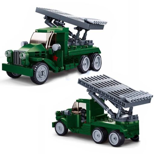 Joyfullysmile™ – Military Building Blocks – WW2 Tanks, Vehicles and Fighter Airplane 10