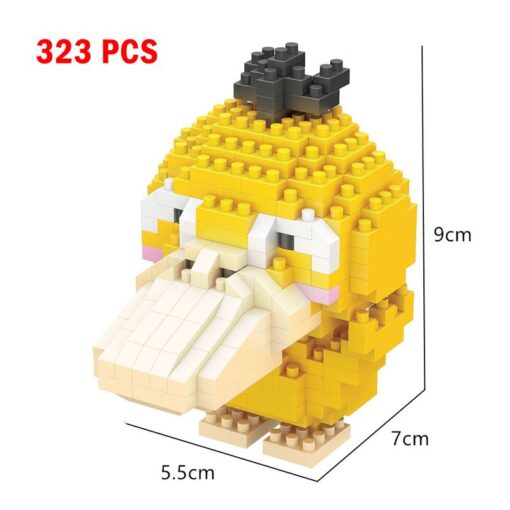 Joyfullysmile™ – Small Building Pokemon Nanoblock – Cartoon Pikachu Animal Model Education Game Series Building Toys Kit For Kids & Adults 31