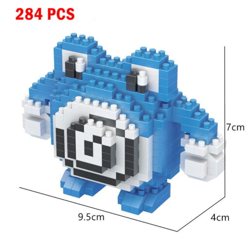 Joyfullysmile™ – Small Building Pokemon Nanoblock – Cartoon Pikachu Animal Model Education Game Series Building Toys Kit For Kids & Adults 26