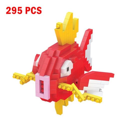 Joyfullysmile™ – Small Building Pokemon Nanoblock – Cartoon Pikachu Animal Model Education Game Series Building Toys Kit For Kids & Adults 42