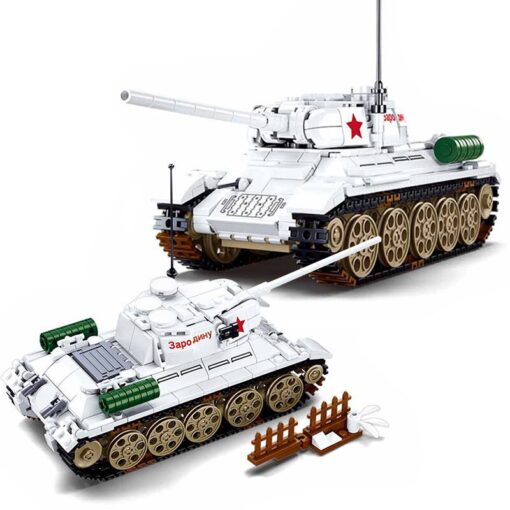 Joyfullysmile™ – Military Building Blocks – WW2 Tanks, Vehicles and Fighter Airplane 5