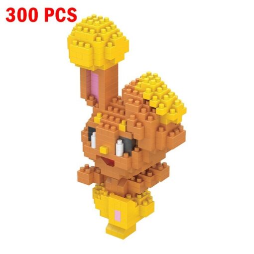 Joyfullysmile™ – Small Building Pokemon Nanoblock – Cartoon Pikachu Animal Model Education Game Series Building Toys Kit For Kids & Adults 52