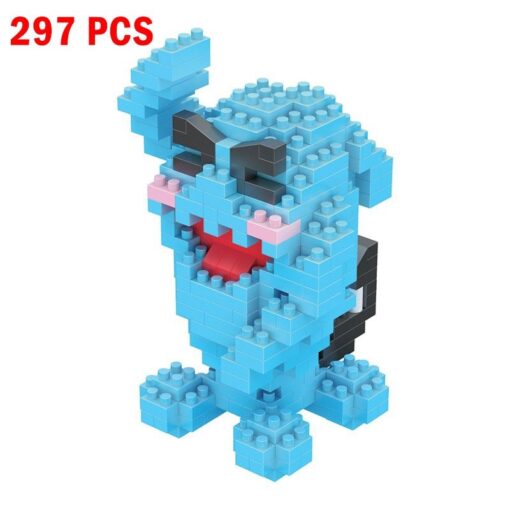 Joyfullysmile™ – Small Building Pokemon Nanoblock – Cartoon Pikachu Animal Model Education Game Series Building Toys Kit For Kids & Adults 21