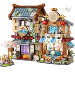 Joyfullysmile™ – Japanese Street View Grocery Store Mini Building Blocks – 970 PCS