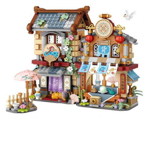 Joyfullysmile™ – Japanese Street View Grocery Store Mini Building Blocks – 970 PCS 3