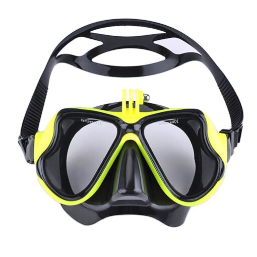 Snorkel Diving Mask with GoPro Camera Holder 5