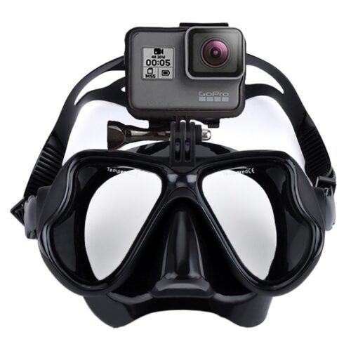 Snorkel Diving Mask with GoPro Camera Holder 3