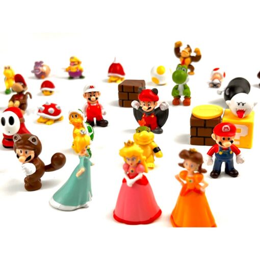 48pcs – Super Mario Bros Action Figures Plus Bag 9