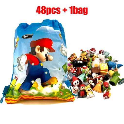 48pcs – Super Mario Bros Action Figures Plus Bag 5