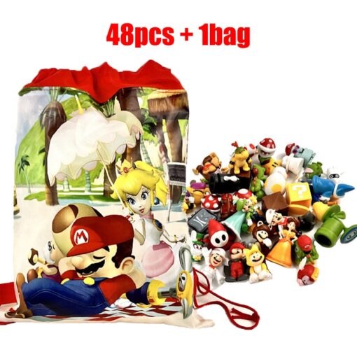 48pcs – Super Mario Bros Action Figures Plus Bag 12