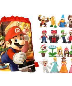 48pcs – Super Mario Bros Action Figures Plus Bag