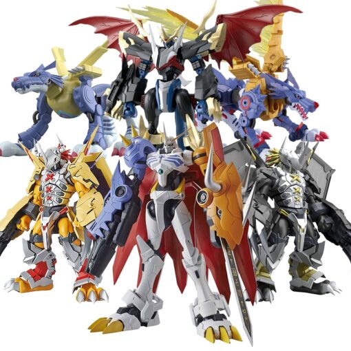 Bandai – Digimon Greymon, Garurumon, Dukemon Action Figure 4