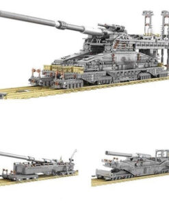 GUSTAV DORA CANNON RAILWAY GUN WW2 BUILDING BLOCKS TOY BRICKS SET