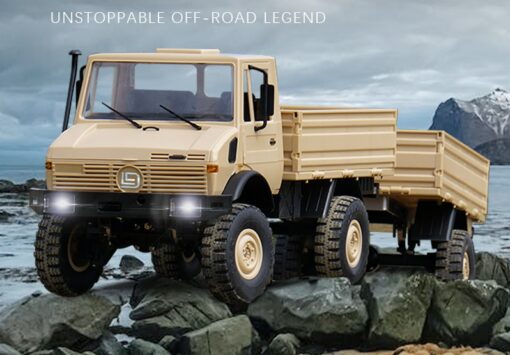 LDRC LD-P06 Unimog 2.4G 1/12 4WD RC Truck Offroad LKW RTR 4