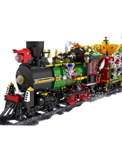 MOTORIZED CHRISTMAS TRAIN WITH SOUND & LIGHTS BUILDING BLOCKS TOY BRICKS BUILDING SET