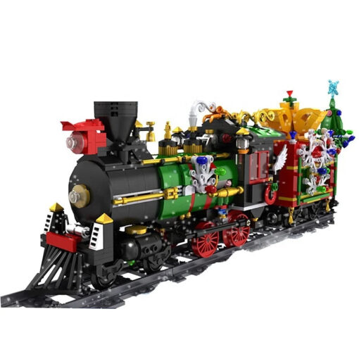 MOTORIZED CHRISTMAS TRAIN WITH SOUND & LIGHTS BUILDING BLOCKS TOY BRICKS BUILDING SET 2