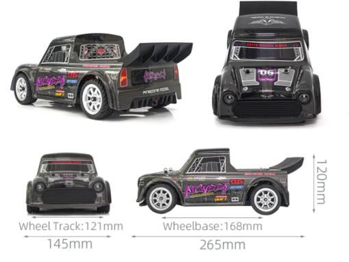 S1606 Rtr Rc Racing Autos 1/16 2,4g 4wd 30 Km/h Rc Auto Led Licht Drift Proportionale Steue 5