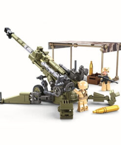 TOYS AND BRICKS AMERICAN 155MM HOWITZER BUILDING BLOCKS WEAPON SET