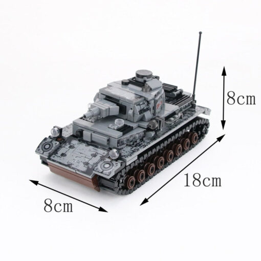 WWII PANZER IV MILITARY BUILDING BLOCKS TANK SET – IRON STEEL WW2 GERMAN TANK |GENERAL JIM’S 4