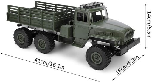 MN 88s 2.4G 1/16 6WD Ural Truck RTR Military RC 6