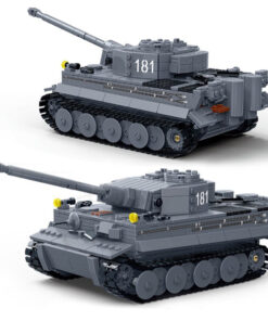 GERMAN KING TIGER BUILDING BLOCKS TOY TANK SET