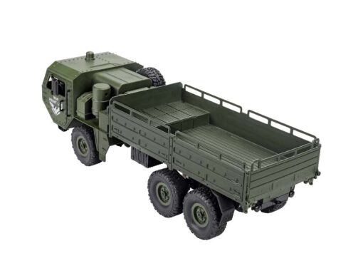 D834 Rc Truck Green 1:16 2.4 Ghz Led 15 Km/h Military Vehicle 4