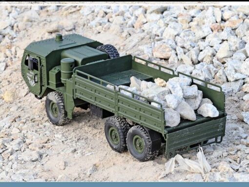 D834 Rc Truck Green 1:16 2.4 Ghz Led 15 Km/h Military Vehicle 6